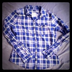 Hollister plaid shirt